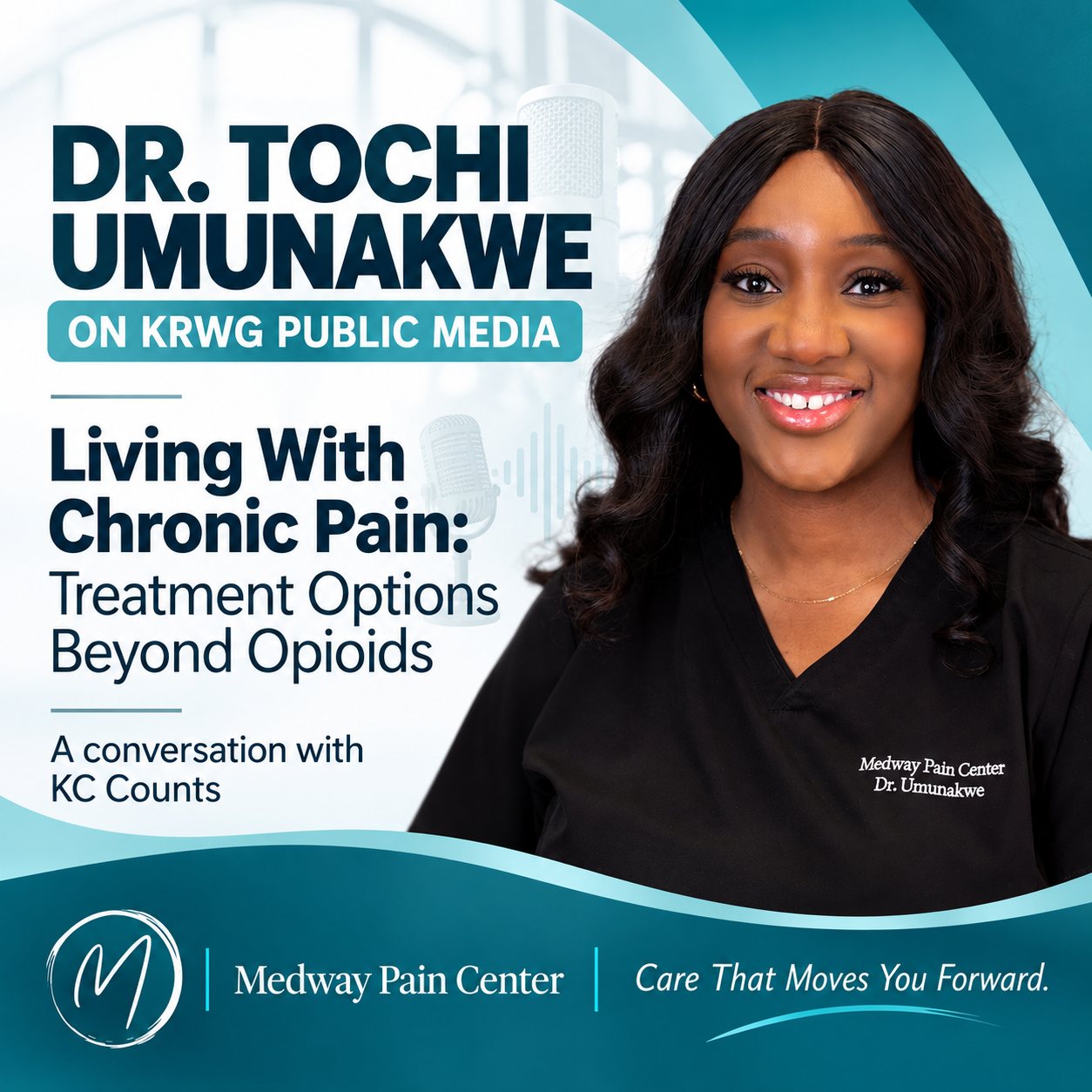 Dr. Tochi Umunakwe KRWG chronic pain interview - Medway Pain Center